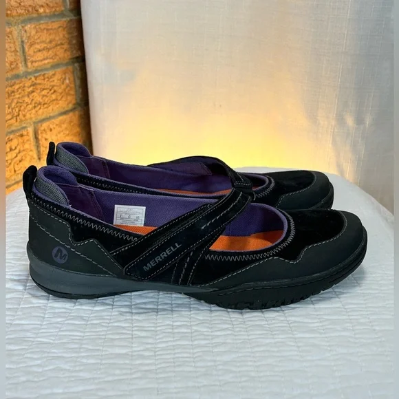 Merrell Albany black Mary Jane sneaker sandals- 8 - Picture 6 of 11